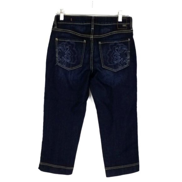 Jag Jeans Dark Wash Classic Fit Cropped Denim Capri Jeans Womens Size 4 NWT - Picture 3 of 12